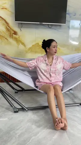 Võng sơn tĩnh điện cả khung và võng #xuhuong #vyvygiadung #vong #vongsontinhdien 