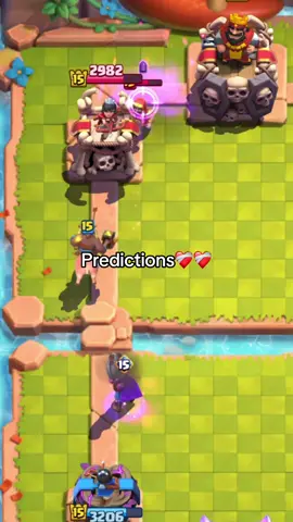 Predictions❤️‍🩹❤️‍🩹 #clashroyale 