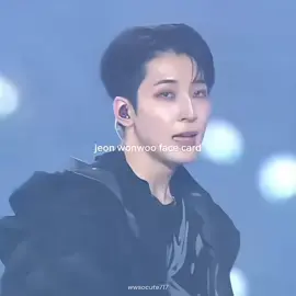 the most insane face card ever  #wonwoo #jeonwonwoo #wonwooseventeen #seventeen #seventeen17_official 
