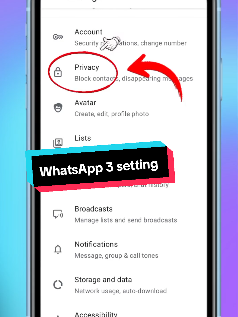 WhatsApp 3 Useful setting  #ForYou #100kviews #viral #foryoupage #viraltiktok #millionviews 