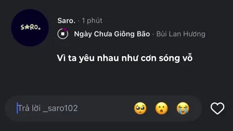 Vì ta yêu nhau như cơn sóng vỗ #_saro102 #lyrics #nhachaymoingay #xuhuong 