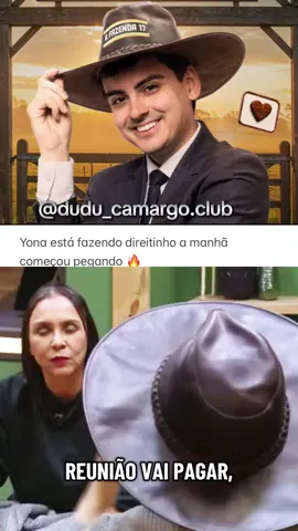Hoje o dia vai ser longo 🔥@A Fazenda #realityshow #duducamargo #viral #reality #afazenda 