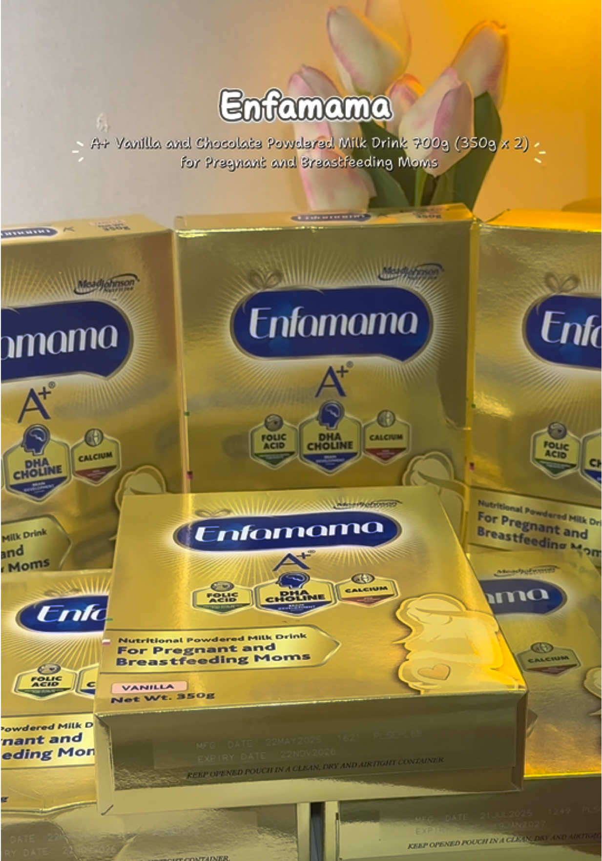A+ Vanilla and Chocolate Powdered Milk Drink 700g (350g x 2) for Pregnant and Breastfeeding Moms #enfamama #enfamamaforpregnant #fyp #fyppppppppppppppppppppppp 