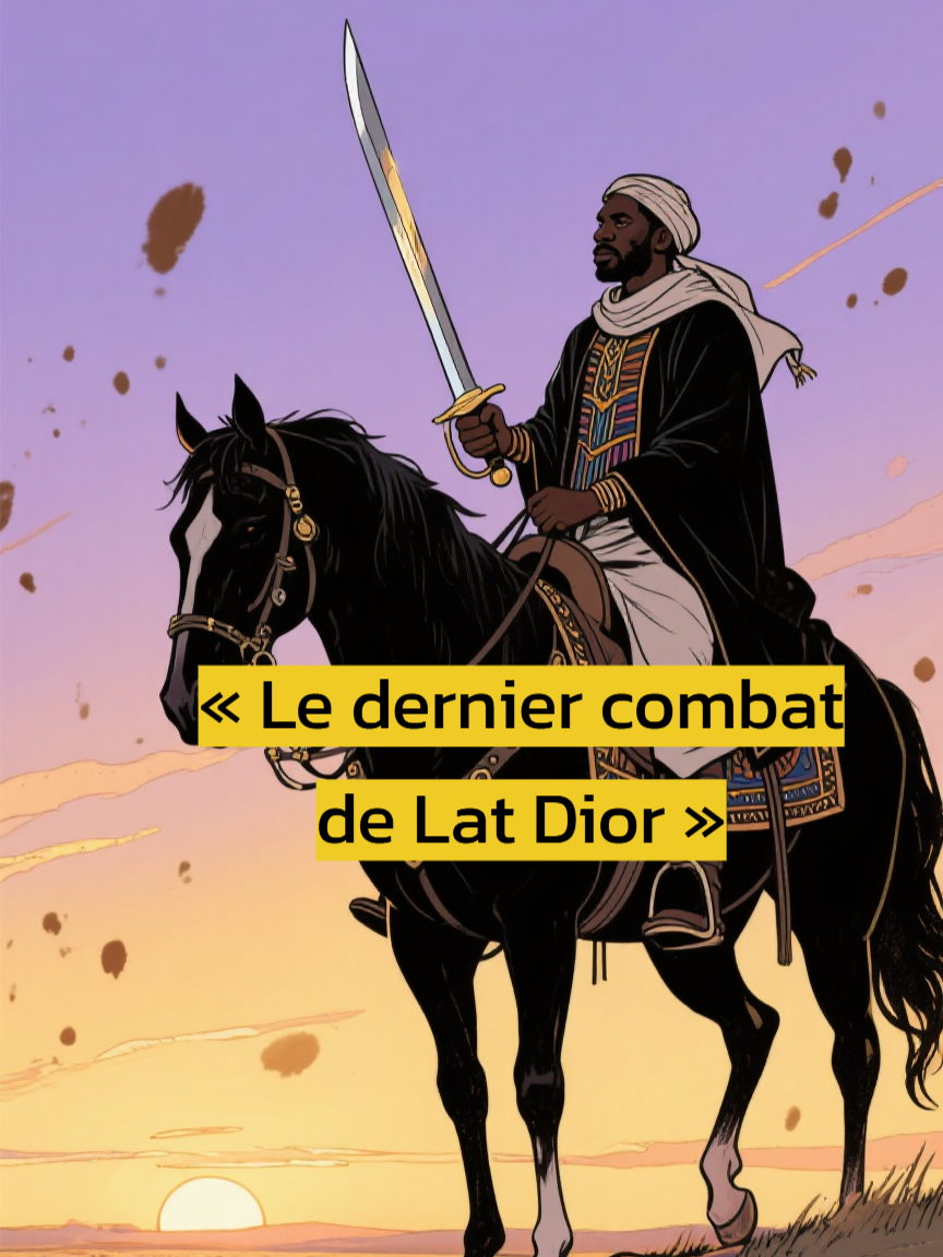 Il a juré que son cheval ne verrait jamais les rails du colon… et il a tenu parole. L’histoire de Lat Dior, le roi du Cayor, symbole de résistance et d’honneur. Mourir debout plutôt que vivre à genoux. 🇸🇳🔥 #latdiordiop #histoireafricaine #senegal