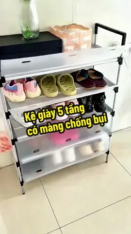 Kệ giày có vách chống bụi vừa sạch sẽ lại gọn mắt #kegiaydep #kegiay4tang #kegiaydep5tang #tienich #TikTokAwardsVN 