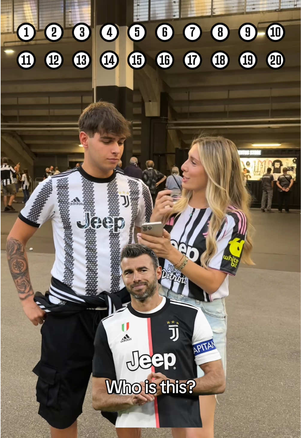 <Guess the player> with our fans #juventus #challenge #guess #player #legends 