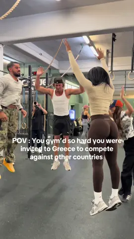 All we heard was Greece and now we have to compete 😂😂😂 