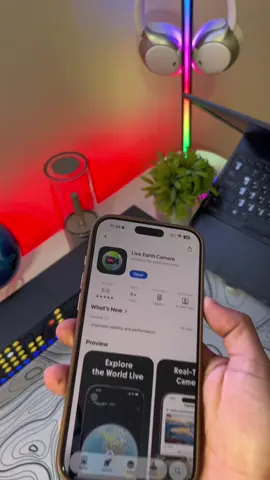 تطبيق رهيب وغريب #ios #iphone #liveearthcamera#cctv #ios26 