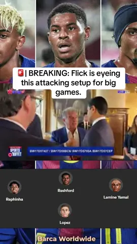 🚨| BREAKING: Flick is eyeing this attacking setup for big games. #fyp #fypシ゚viral #fyppppppppppppppppppppppp #foryou #videoviral #viraltiktok #fypシ゚ #viralvideos #explore #viral #wontumisports #barcelona #foryoupage #ghanatiktok🇬🇭 #sportsontiktok #update #fifa