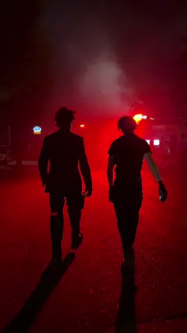 tiktok’s favorite duo >> #fryboy #hersheypark #hersheyparkdarknights #halloween #scareactor  @fryboy @itzarcher 