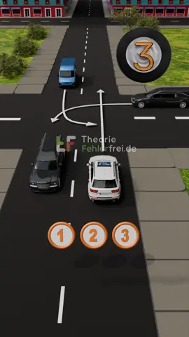 🚗 Welche Reihenfolge ist hier richtig? 👇#theoriefehlerfrei #führerschein #theorieprüfung #führerscheinprüfung #kfzprüfung 