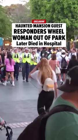 Disneyland Haunted Mansion patient seen being wheeled out from the ride just moments before their tragic passing. 🕊️ Full story available 🔗 in bio 🎥: Courtesy of Aaron Childs 
