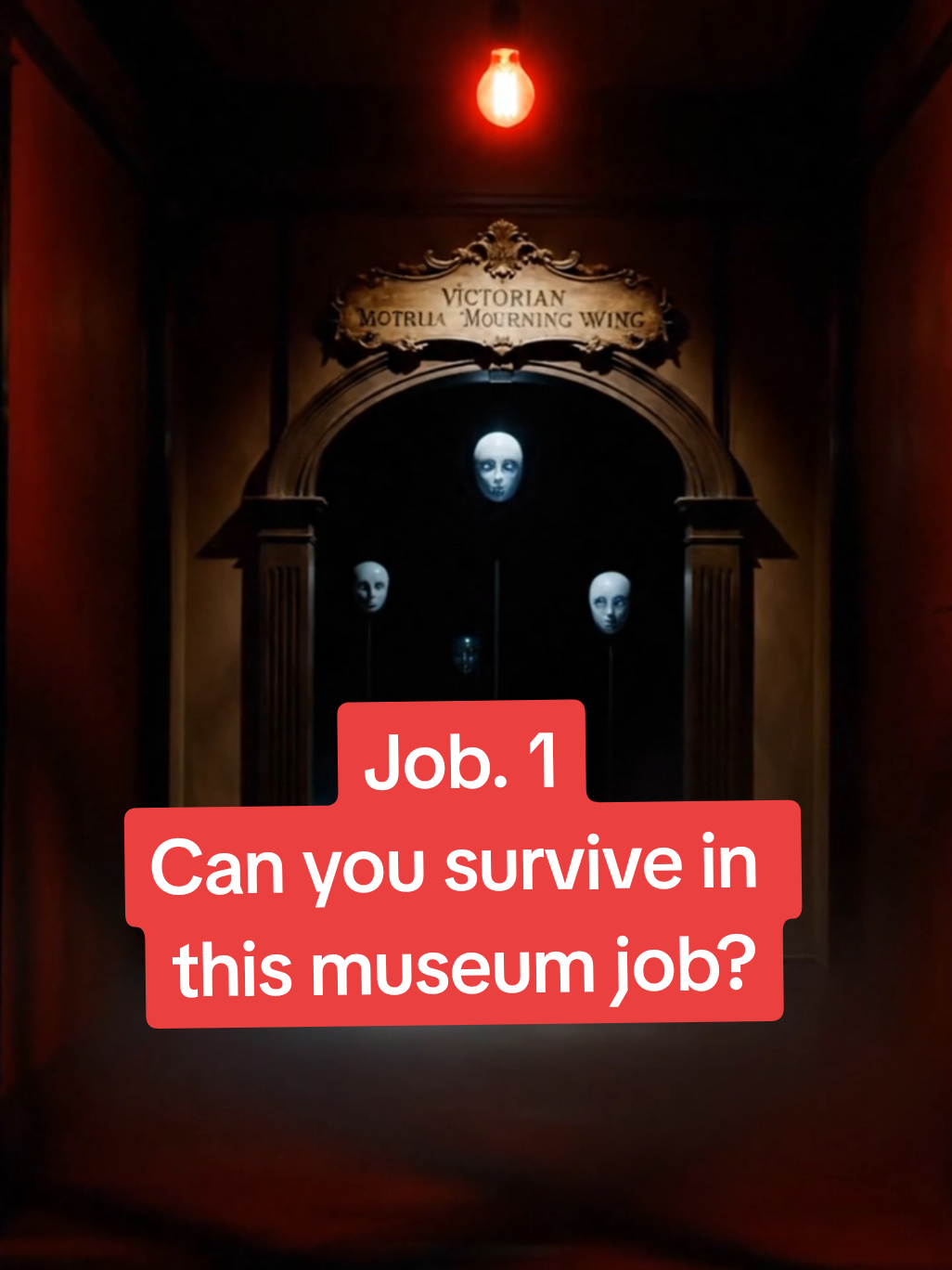 Can you survive in this museum job? #tiktokhorror #horror #horrortok #bedtimestory #scarystory 