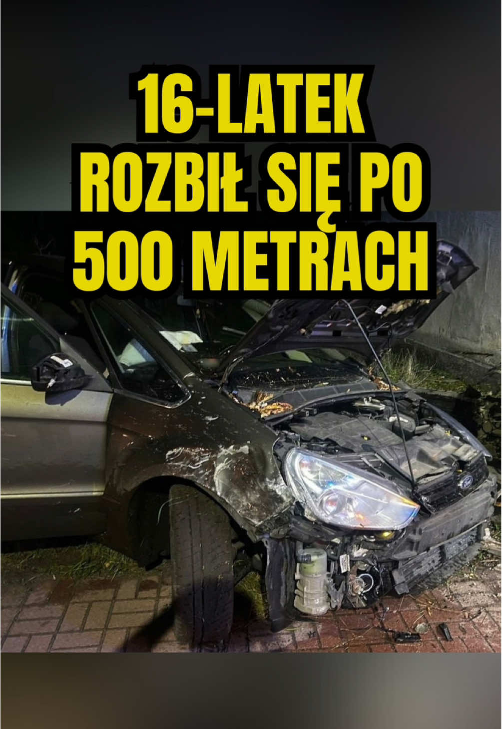 🤯 16-latek popił i zabrał samochód rodzicom. Przejechał 500 metrów ⚠️ #brzeg #policja #opolskie #piratdrogowy #piracidrogowi 