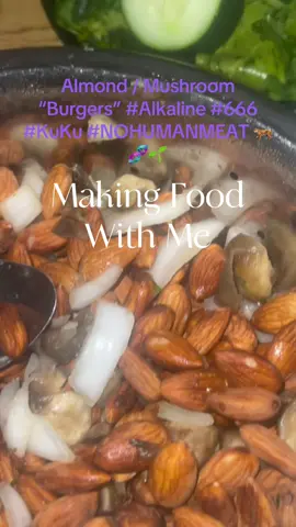 #CapCut #Alkalinebeginner #almond #plantbasedburgers #foodporn ♟️🫡✨🧬🧬🧬 666