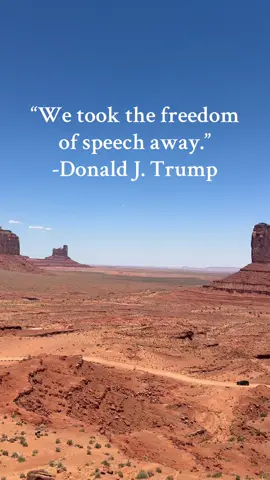 Trump bragged about taking away freedom of speech and the “Don’t tread on me” crowd said, “Go ahead, step harder.” #republican #democrat #donttreadonme #fdt #freespeech 