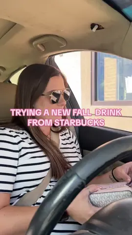 Have you tried this fall drink from Starbucks? 🍂 #falldrinks #starbucks #newdrink #firsttimemom #pregnant 