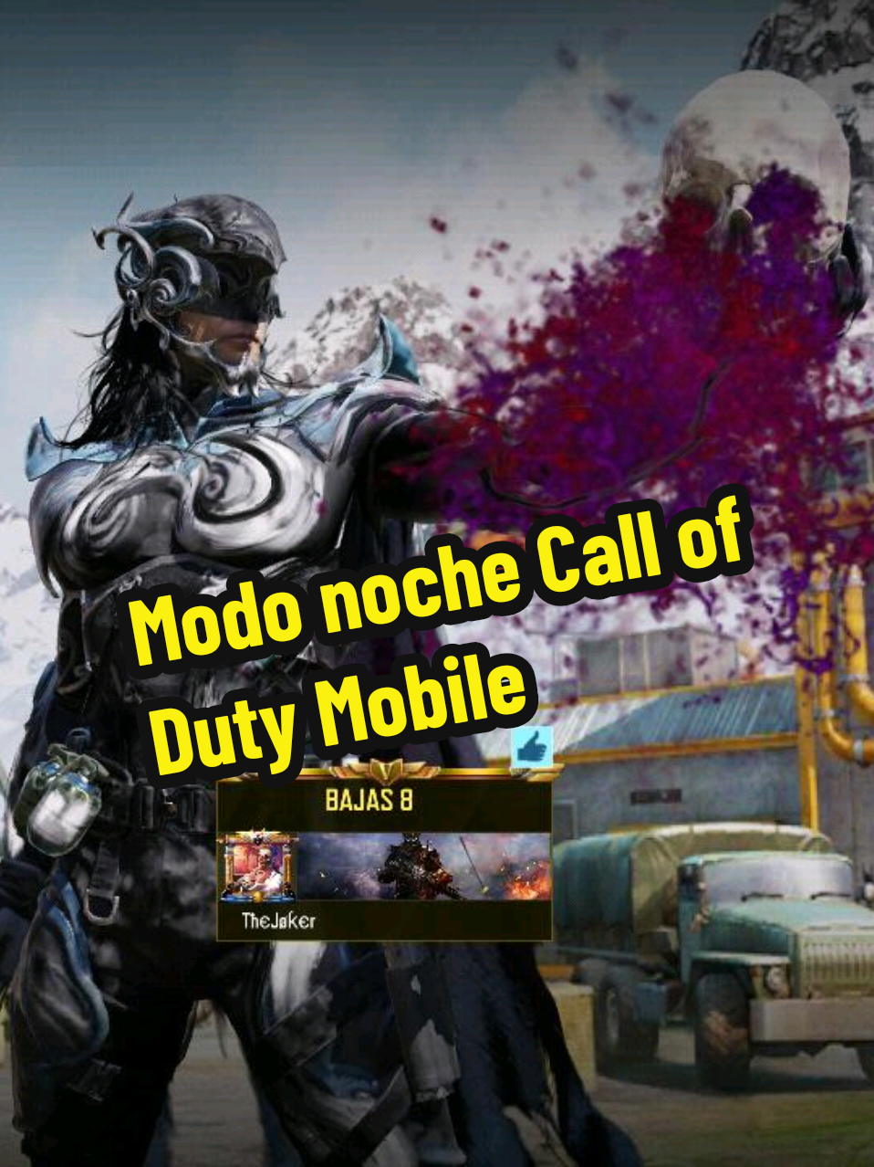 The Joker  Modo noche Call of Duty Mobile  #elejecutadorcodm #snipercodmclips #clipalcatrazbr #callofdutymobile #modonoche @Call of Duty: Mobile @Call of Duty: Mobile VN @Call of Duty by Gamelancer 