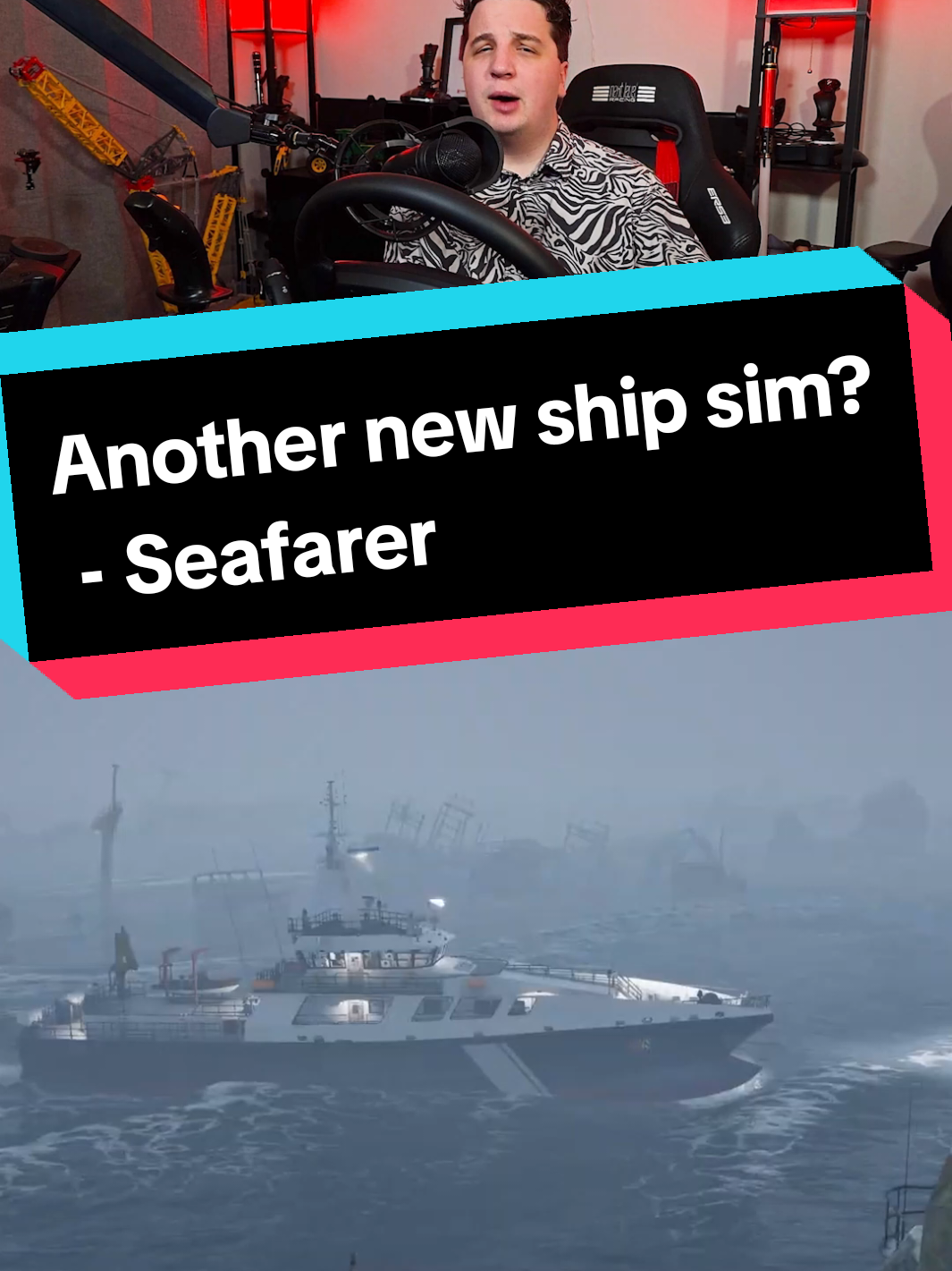 ANOTHER new ship sim? Have you been asking for these? This is Seafarer: The Ship Sim and it actually looks pretty promising as a ship focused game #gaming #steam 