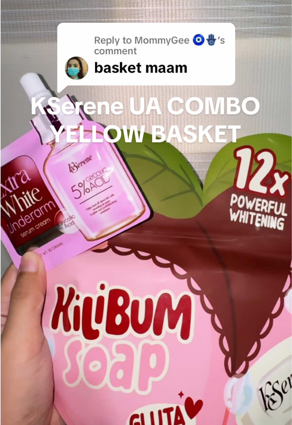Replying to @MommyGee 🧿🪬 here mii ang yellow basket 🥰 #PinayPharmacist #kserene #kilikili 
