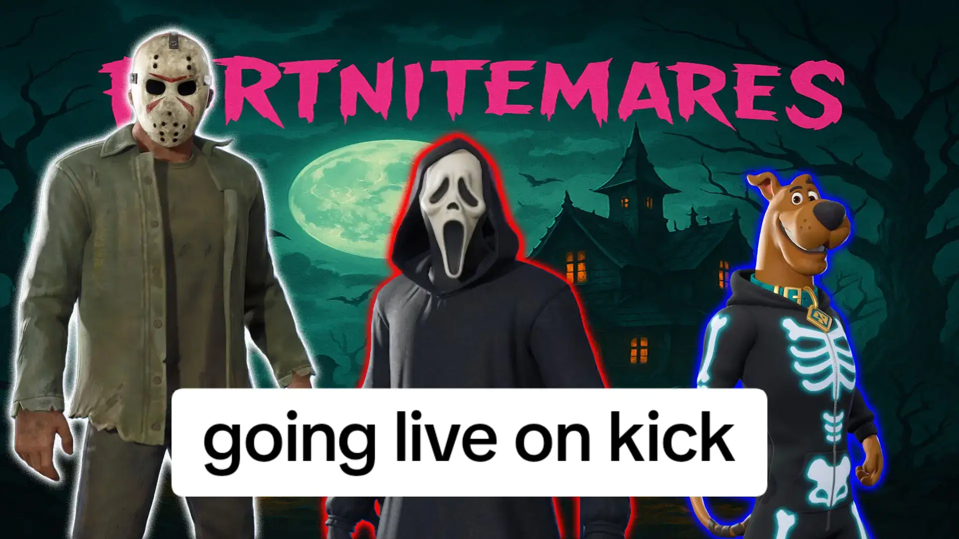 going live on kick playing fortnitemares on fortnite lets go #fortnite  #fortnitemares #halloween 