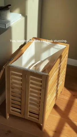 An undercover laundry basket that’s still practical? Sounds like a dream for every interior lover 😍   #organization #organizedhome #laundryhack #fyp #westwing 