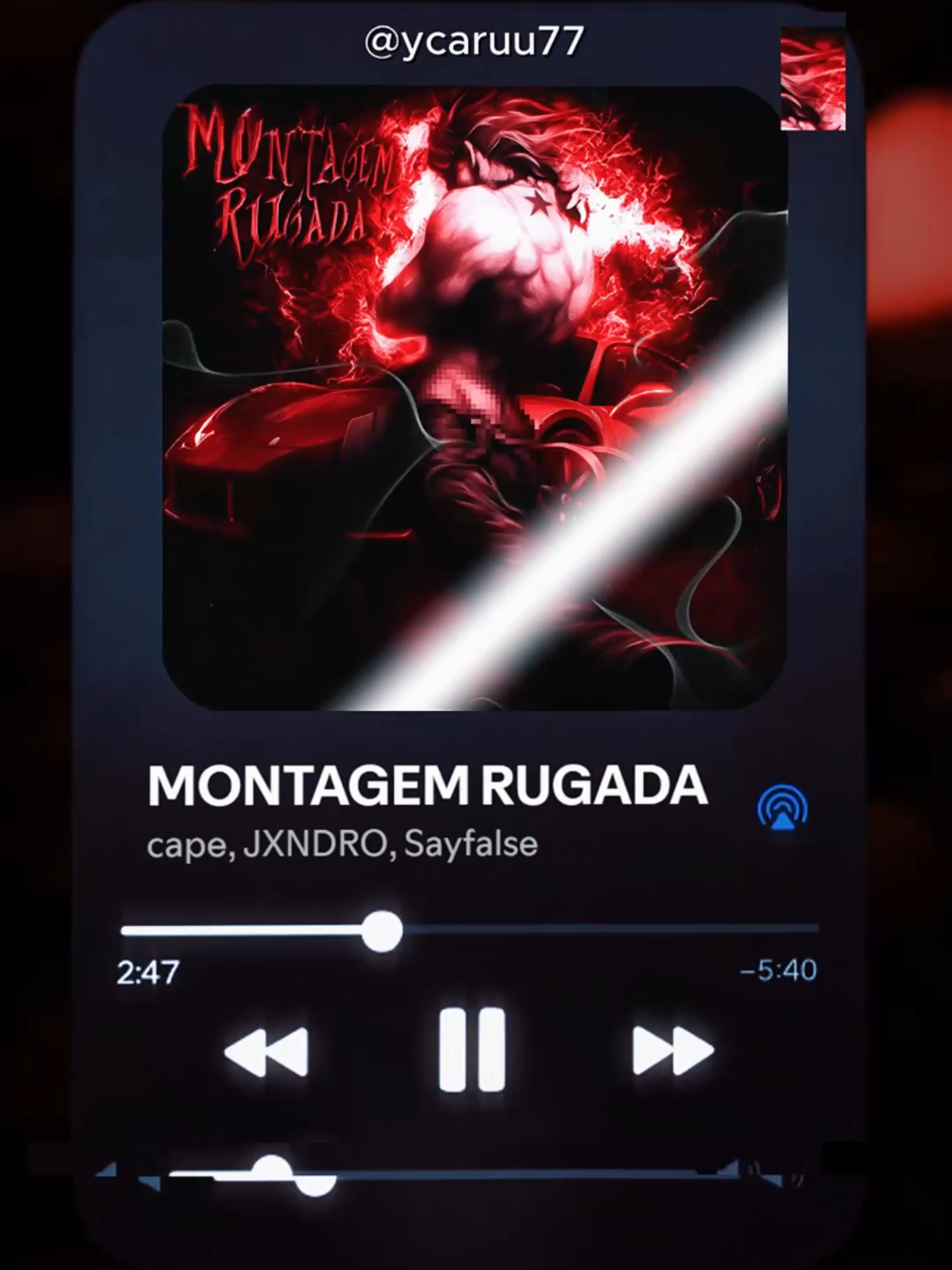 Song: MONTAGEM RUGADA | 𝐒𝐩𝐨𝐭𝐢𝐟𝐲 𝐩𝐥𝐚𝐲𝐥𝐢𝐬𝐭 𝐥𝐢𝐧𝐤 𝐢𝐧 𝐛𝐢𝐨! | #musica #edit #funk #phonk #vibesss #slowedsongs #songlyrics #aveeplayer #fyp #musicas #🎧 #myedit #phonk_music #bassboosted #bass #trend #playlist #spotify