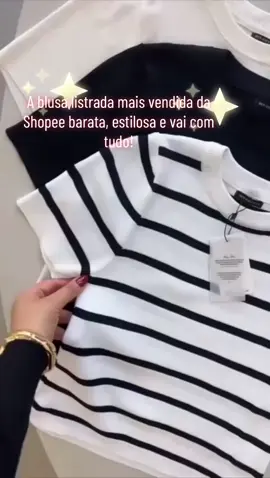 Link nos comentários 😁 Copie e cole no navegador #mulher #moda #tendencia #blusinhas #promocao 