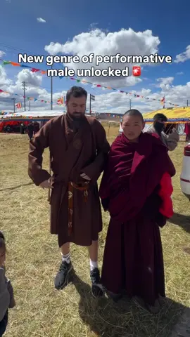 I absolutely do not have the discipline for this, but at least they throw in some Jordans #adventuretravel #travel #tibet #china #monks #performativemale