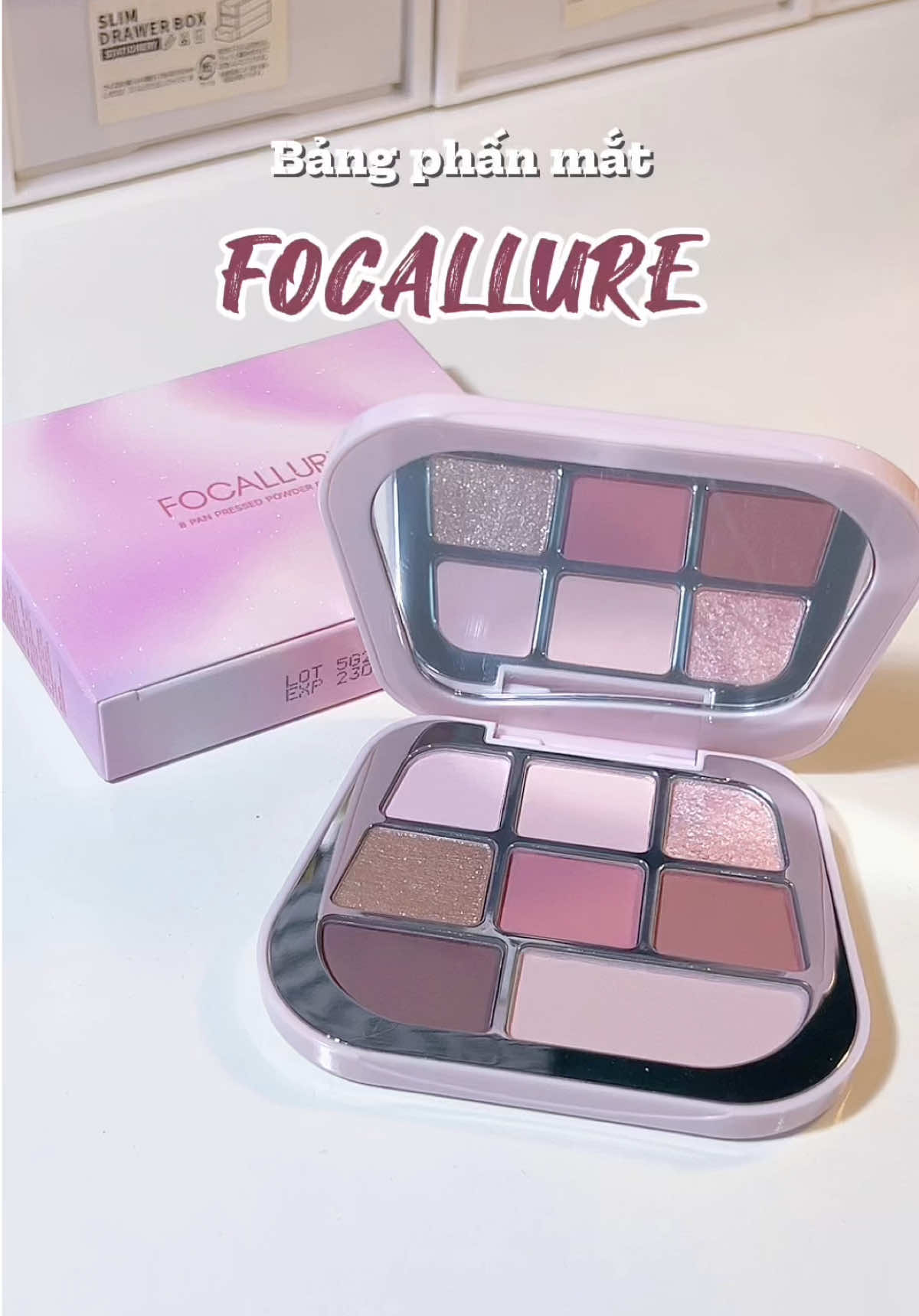 Bảng phấn mắt FOCALLURE 💕🎀🍧#focallure #focallurevn #eyeshadow #eyeshadowpalette #phanmat