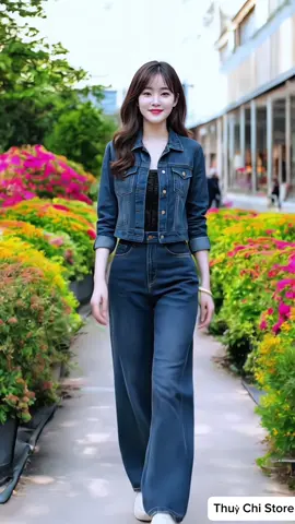 Sệtan áo dài tay cổ đức và quần cạp chun sau có khuy trước. #doboxinh #thoitrangnu #xuhuong #viral #thinhhanh 