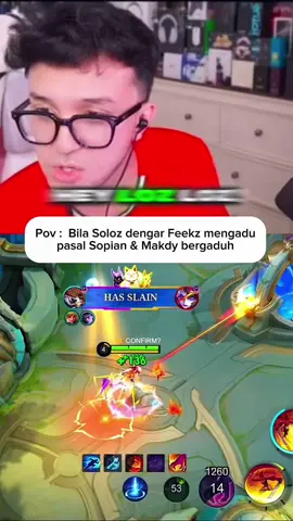 Reaction Soloz bila dapat tahu Sopian & Makdy bergaduh🤣😆 @Soloz @Feekz @xkpenjahat @Makdi 🍉 #soloz #7gl #feekz #MLBB #MLBB9TH 