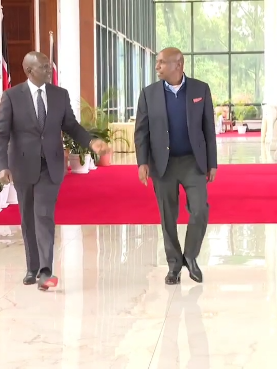 President William Ruto with Gideon Moi, State House Kenya ✌️
