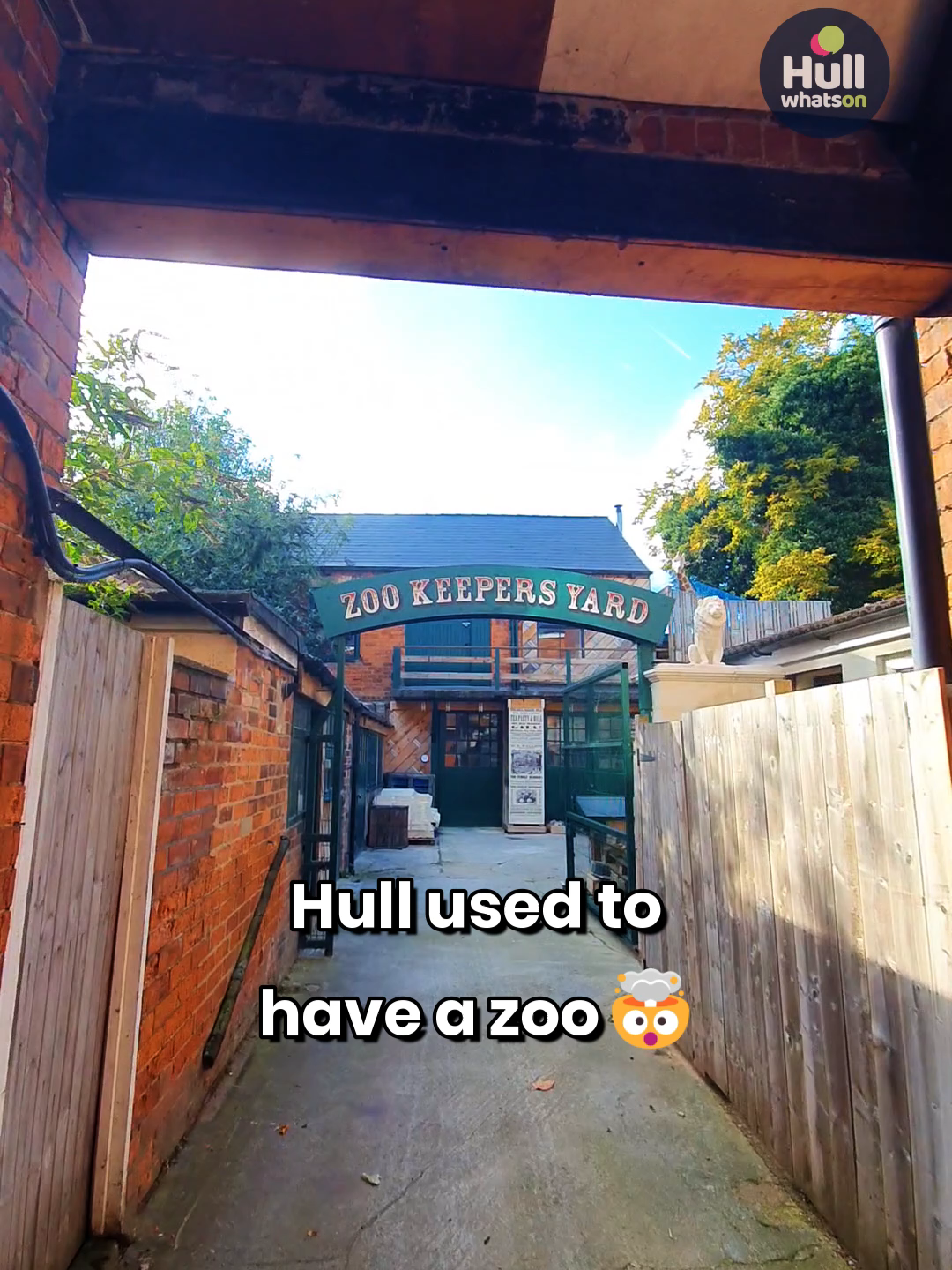 Hull used to have a Zoo - and this hidden yard is one of the few signs of it left 🤯 This is the Zoo Keepers Yard, which sat derelict for 30 years before Andrew and Kim from Gomersall Partnership brought it back to life! As they cleared the site, they uncovered all sorts of relics from its past - from a butter label and telegram dating back decades, to straw bedding, enamel signs and stacks of invoices from the 1940s to the 60s. Each discovery sparked a deeper fascination with the site’s history and led them down a rabbit hole that uncovered decades of amazing history. Originally built as a cow keeper’s yard and dairy in the late 1800s, the site has seen many lives - from taxi garages in the 1920s to a builders’ yard run by the Dalby family for three generations. Today, it’s a working fireplace factory, stonemason’s yard and sculpture studio, run by award-winning restoration specialists whose work includes Hull Minster and Lincoln Cathedral. It’s also a celebration of Hull’s lost Zoological Gardens, which once stood directly across the street in what is now Peel Street Park! There are a few hints of its existence around the area, like the Polar Bear Music Club, which got its name from the original location lining up with the zoo’s polar bear pit! There are the stones on Spring Bank that mark the path the elephants took on their walks and a few statues and sculptures too, but the yard has the strongest links. The house across the way is related too, and once belonged to taxidermist John Seaman, who had the largest exhibit of taxidermied animals in the region - because unfortunately, the zookeepers didn't understand the exotic animals and how to look after them properly! Please note that the yard is a private business - they open to the public occasionally for events like Heritage Open Days, but you can’t just pop along to explore! If you’re ever passing by though, there’s a plaque on the gate with info - as well as a QR code you can scan for a brochure. Let us know if you've got any old stories about the place!