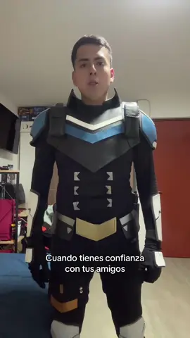 Cuando tienes confianza con tus amigos  #vigilante #peacemaker #cosplay #dcu #peru 