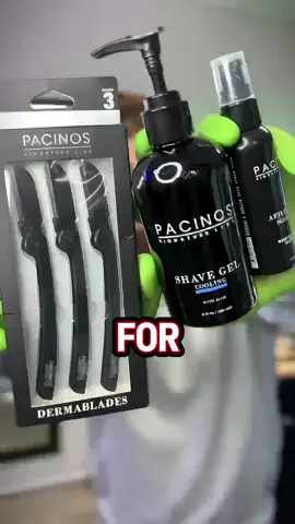 30 seconds to barber-level grooming. Shave Gel for glide → Derma Blade for precision → After Shave Soother for calm → Beard Oil for shine . Tap to shop and copy the look today. #Pacinos #MensGrooming #ShaveRoutine #BeardCare #MatteFinish  