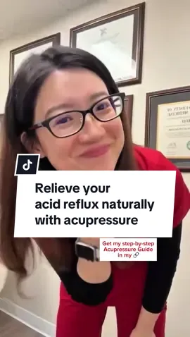 Relieve your acid reflux naturally with acupressure    If you wanna heal 60+ everyday health issues, get my Acupressure Guide in my  🔗 on top of my page!  #acupuncture #acupressure #acupuncturist #holisticmedicine #acidreflux How to relieve acid reflux naturally with acupressure point   