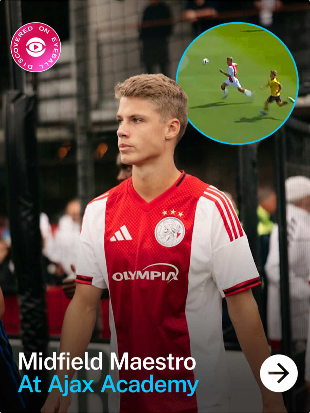 FUTURE STARTER? ❌❌❌ Sean Steur is a talented midfielder coming out of the @AFC Ajax academy! 🇳🇱 On Eyeball, he averages 1.77 succesful take-ons and 0.89 tackles per 90 minutes. 📊 Talent is everywhere 🌍 #football #Soccer #futbol #voetbal #fussball  