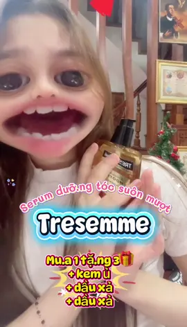 Serum dưỡ.ng tóc suôn mượt chuẩn salon của Tresemme đang mu.a 1 tặ.ng 3 nè💕💕💕 #TRESEMME #keratinsmooth #hoptaccungunilever #tresemme #duongtoc 