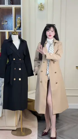 Áo khoác mangto nữ dáng dài #champhanriview #aokhoac #mangto 