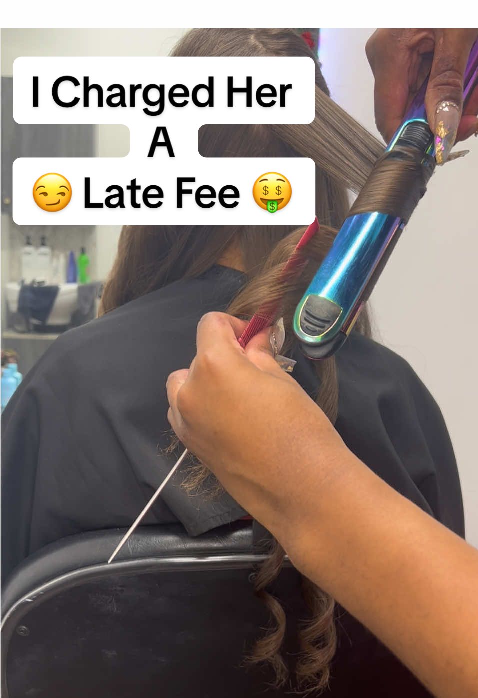 I don’t judge, but I will collect the Dallazz 🤑. Tell me what I think about all these fees in the comment section for this hairtutorial. 💖🤣🤑🥰 #storytime #hairtutorial #blowout #hairtok #hairschool 
