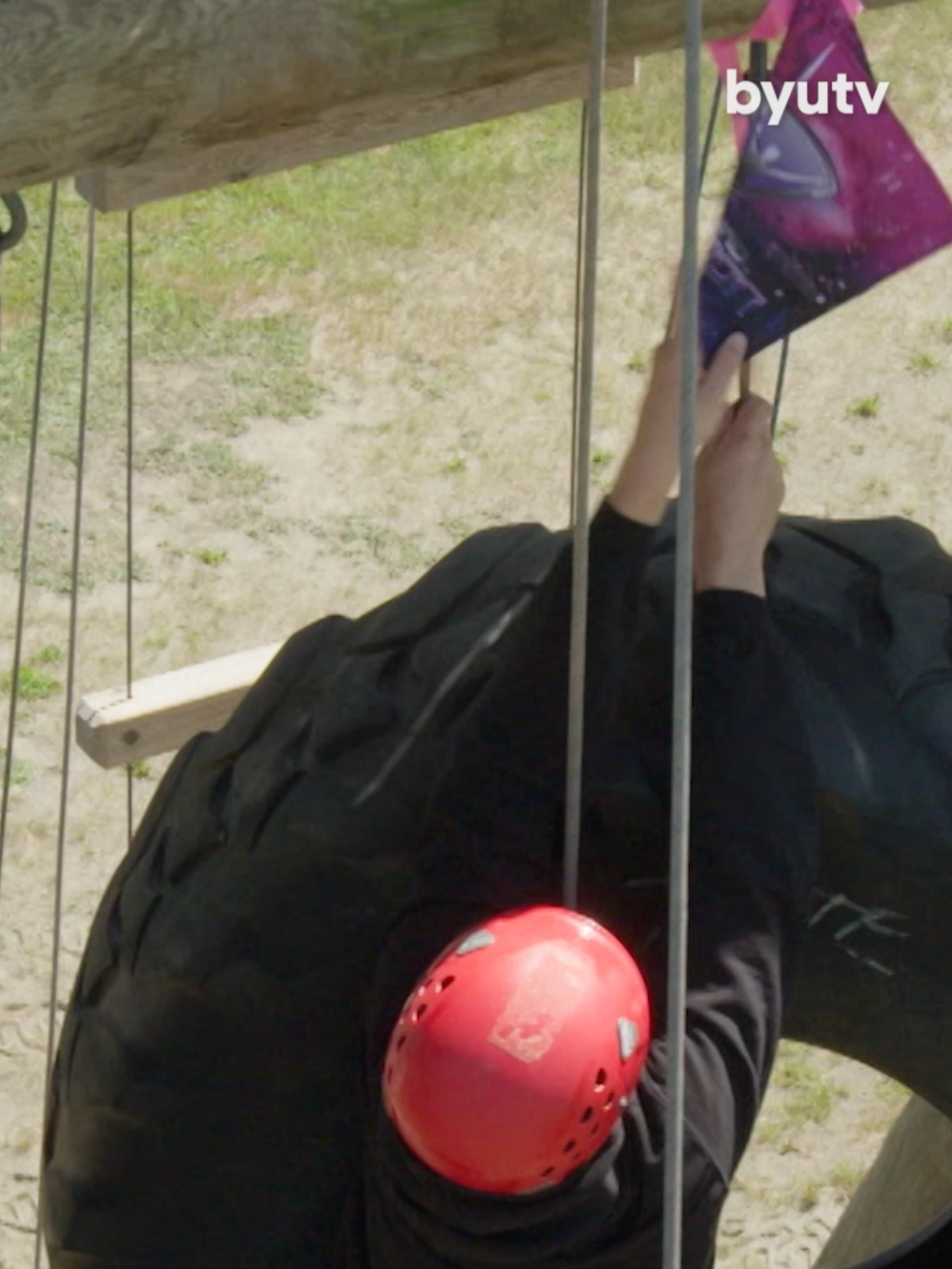 Courage doesn’t mean doing it all alone. Bradley was ready to give up on the ropes course, but with some help and encouragement from Brayden, he pushed through his fear and proved just how strong he is. 💪 @allroundchampiontv  #AllRoundChampion #BYUtv