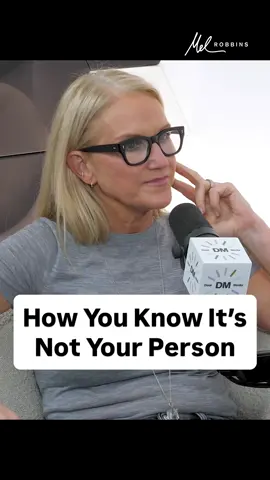 This is how you will know you're not with your person... Check out this full episode of @Marianna Hewitt podcast, Life With Marianna, now! 🎧 “Mel Robbins: The Life-Changing 'Let Them Theory' to Overcome Fear, Self-Doubt, and Build Stronger Relationships in Work, Love, and Friendships.” #melrobbins #letthem #letthemtheory #findingyourperson
