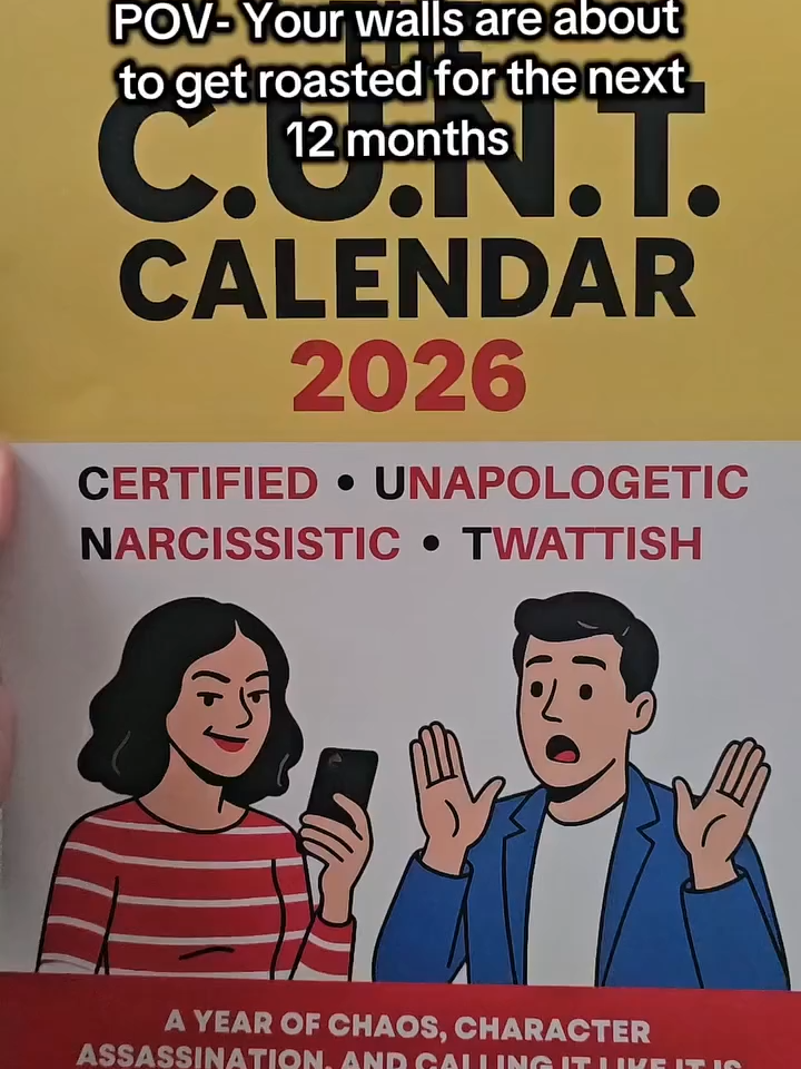 🗓️😂Get ready for 12 months of unapologetic humour with the official TidePick wall calendar. Bold, cheeky and brutally honest – this is the ultimate gag gift for mates, colleagues, or anyone who loves banter.🎁