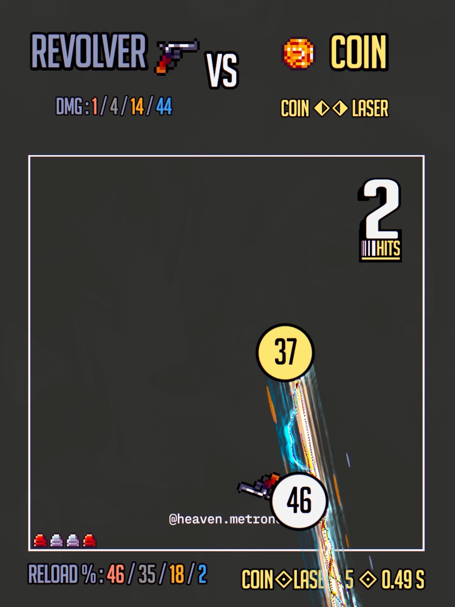 Is it Ultrakill? Are we deflecting coins with bullets now? Back from 