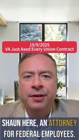 VA Just Axed Every Union Contract – Federal Employees, Take Action! 🚨#VAUnionPurge #ProtectOurVets #UnionStrong #FederalEmployees #WorkersRights            