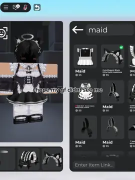 2/2 POVS UNLOCKED #roblox #maid #girlfriend #fyp #catalogavatar 