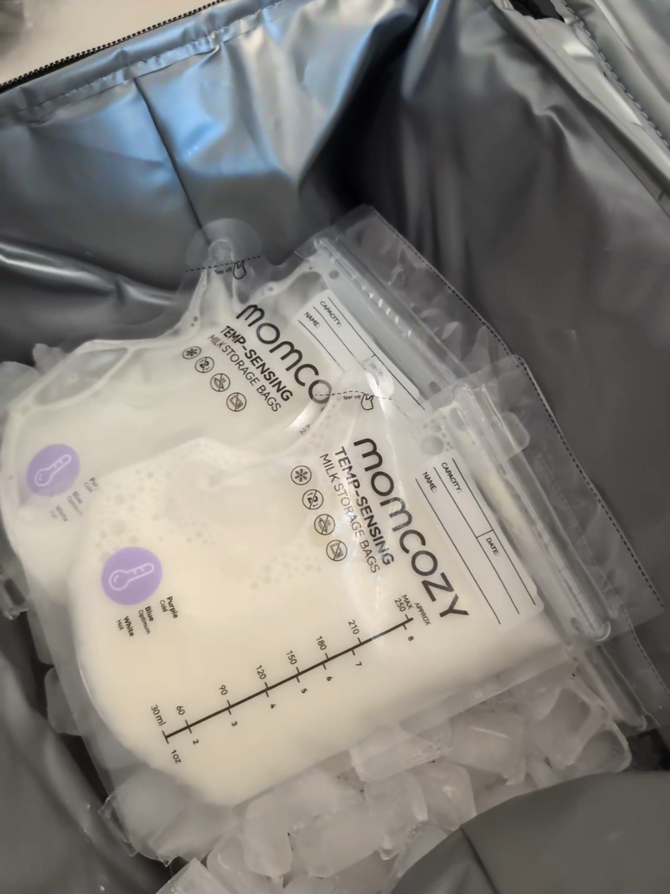 Lil Mama got me working hard - all for good reason tho ❤️ @Momcozy Official  #nicu #nicustrong #nicujourney #exclusivepumper 