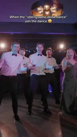 OMG we’re back again! 🕺🏻🕺🏻🕺🏻🕺🏻💃🏼🕺🏻 🎥: @Byjoshandmare  It’s been years since all 6 of us siblings have danced together. It was so amazing to have Blaze & Raimy in on the surprise dance routine for our wedding day! 💒❤️