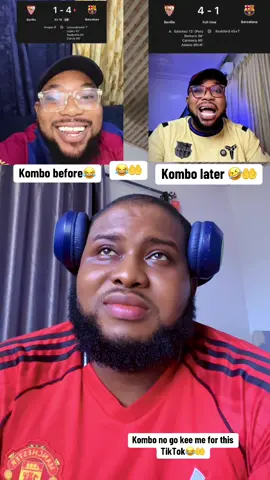 Kombo no go kee me for this TikTok😂#manchesterunited #bacelona #footballtiktok #football #charlesbullion 